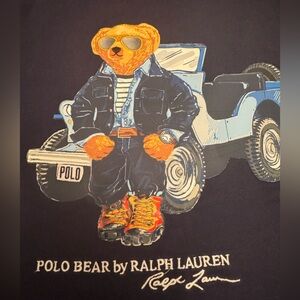 Great Condition Boys Polo by Ralph Lauren Navy blue short sleeve shirt